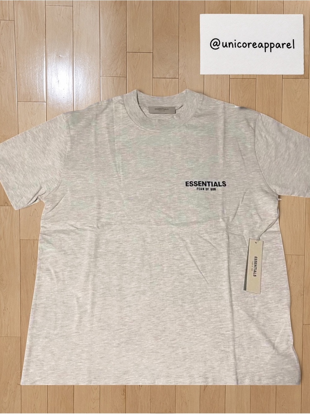Essentials Short Sleeve T-Shirt in Light Heather Gray